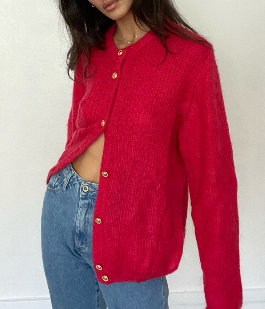 Cardigan Fuschia